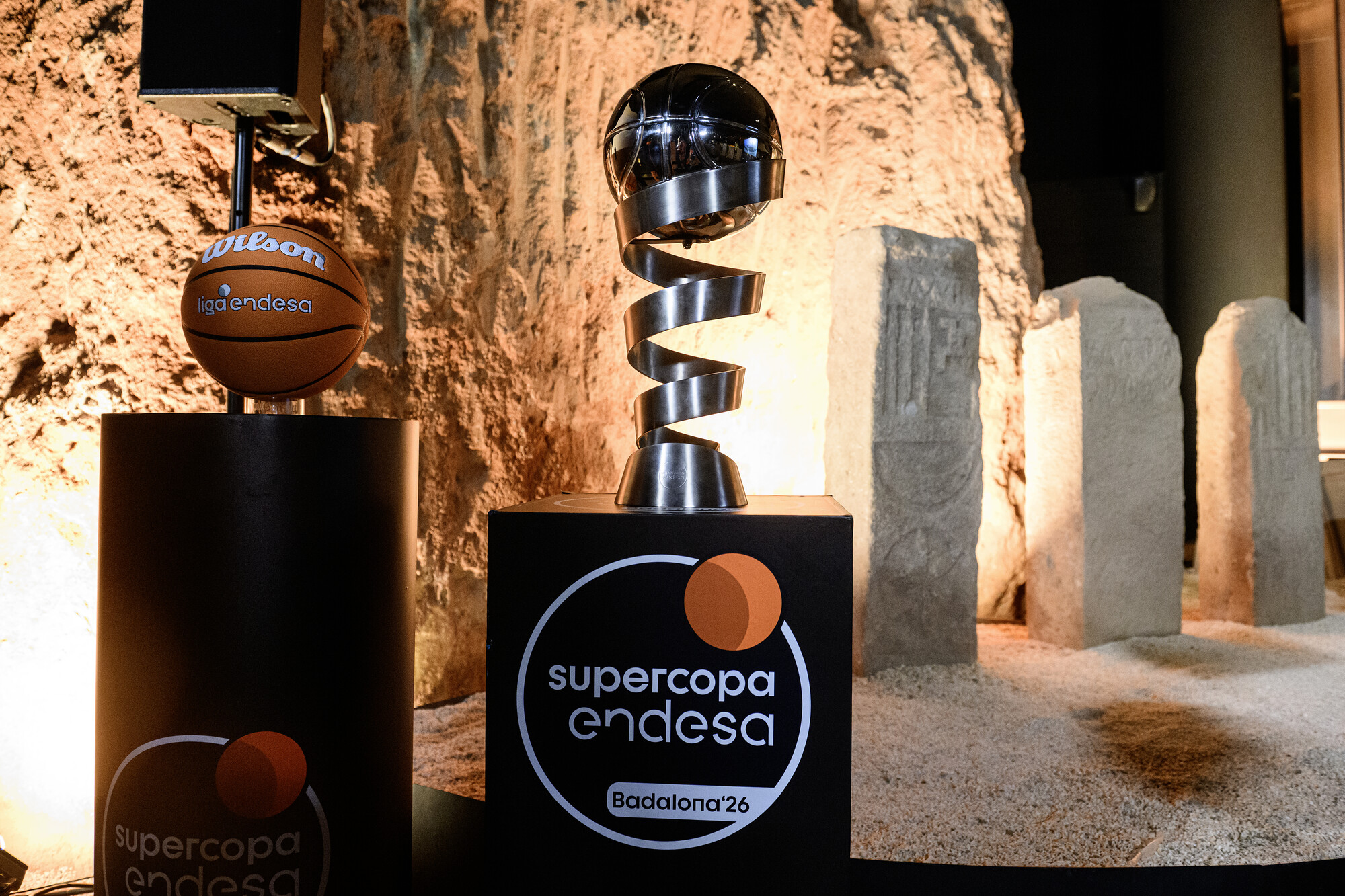 El trofeo de la Supercopa Endesa en el Museo de Badalona